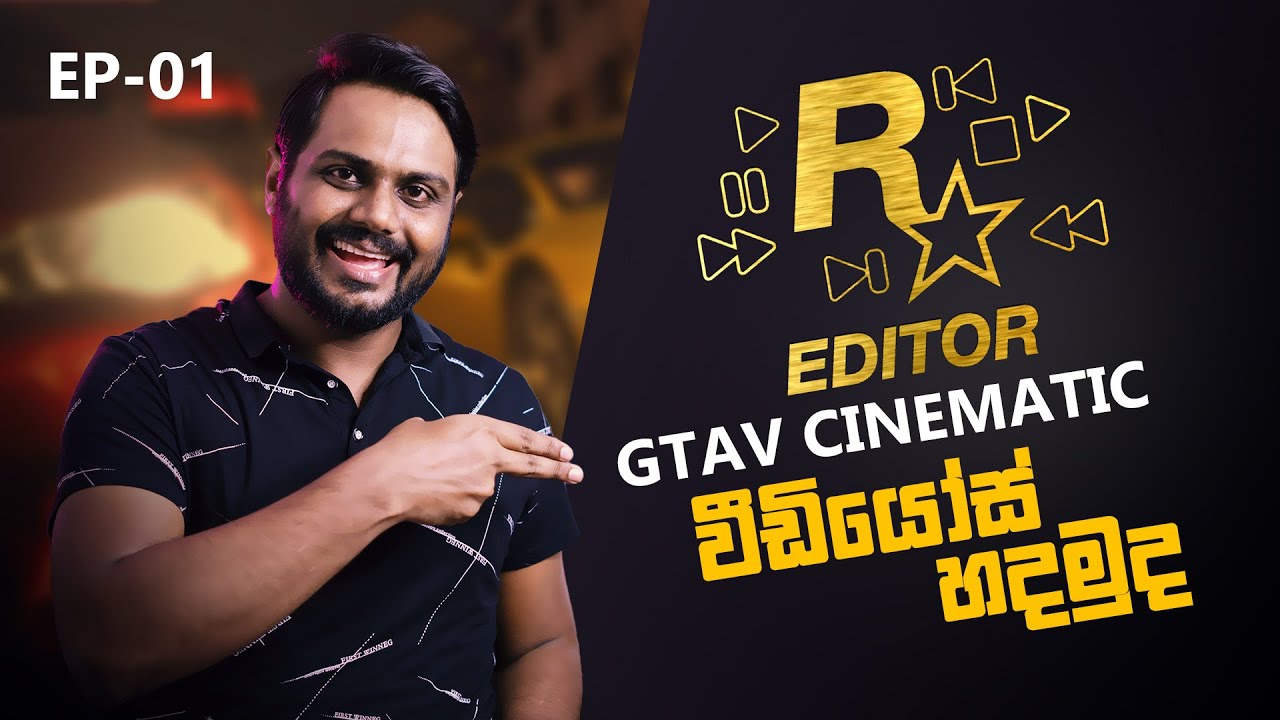 How to Make Cinematic Video in GTAV Rockstar Editor | Sinhala Tutorial