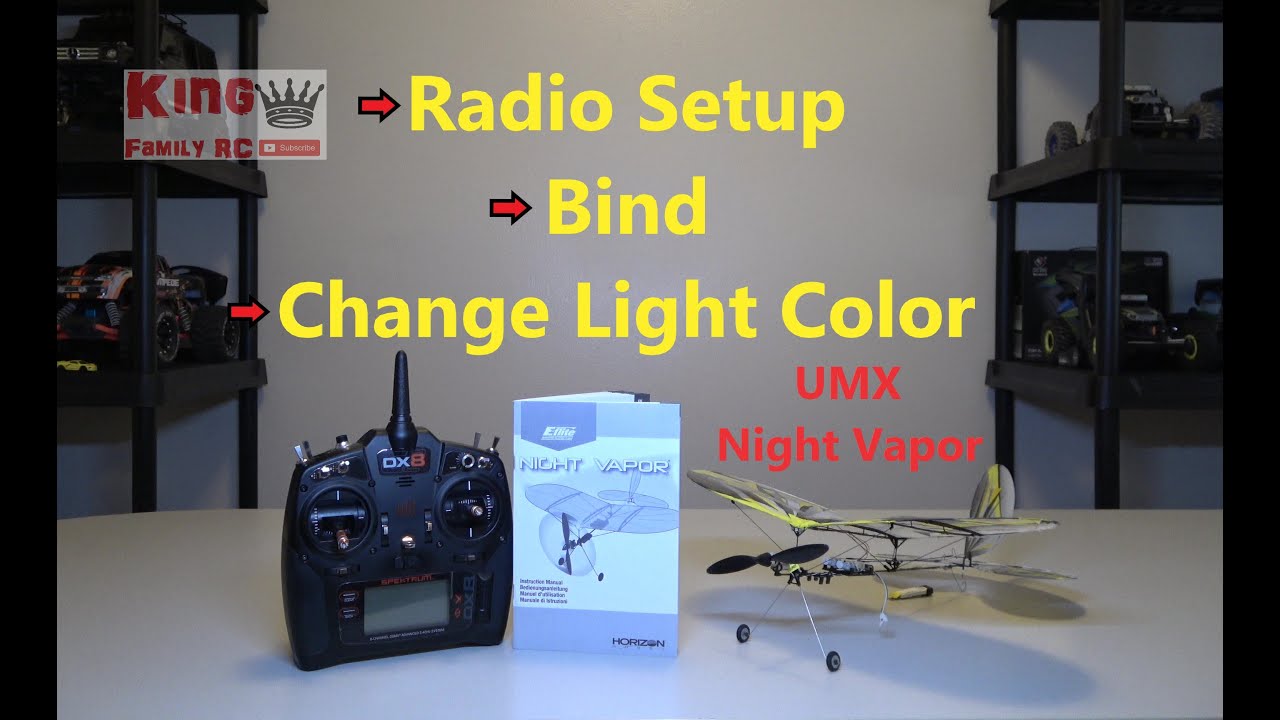 Настройка радио UMX Night Vapor, привязка и изменение параметров цвета подсветки