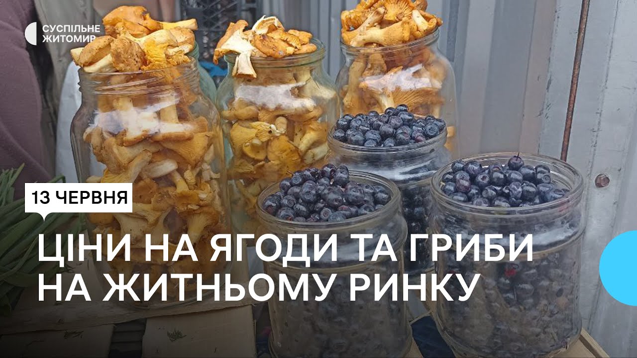 На Житомирщині розпочався сезон лісових ягід і грибів: які ціни та чи є попит на Житньому ринку