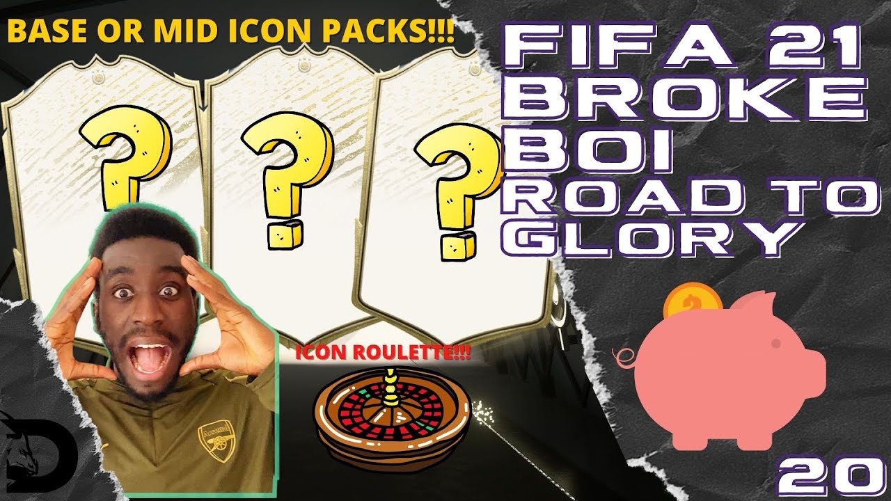 ICON ROULETTE! 2 INSANE BASE OR MID ICON SBC PACKS - FIFA 21 ULTIMATE TEAM - BROKE BOI RTG #20