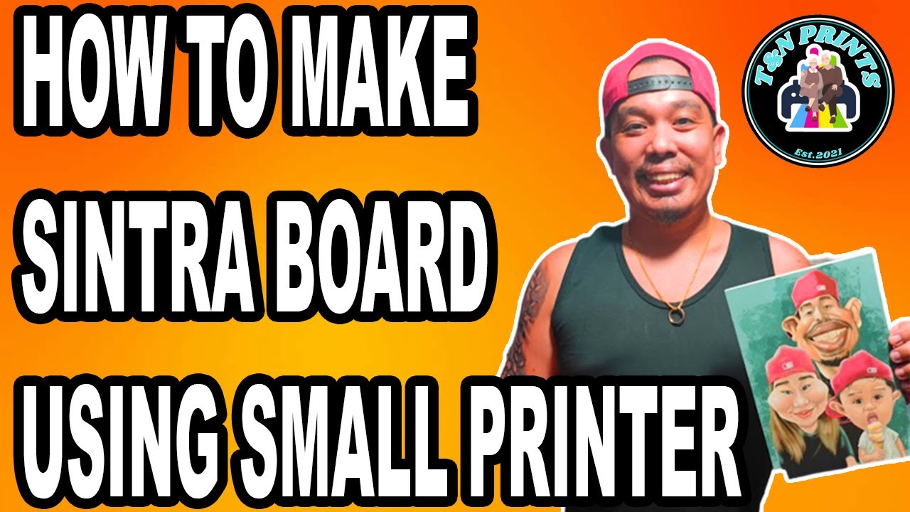 HOW TO MAKE SINTRA BOARD USING EPSON L121 PRINTER | The Printing Shock | Marlon Ubaldo