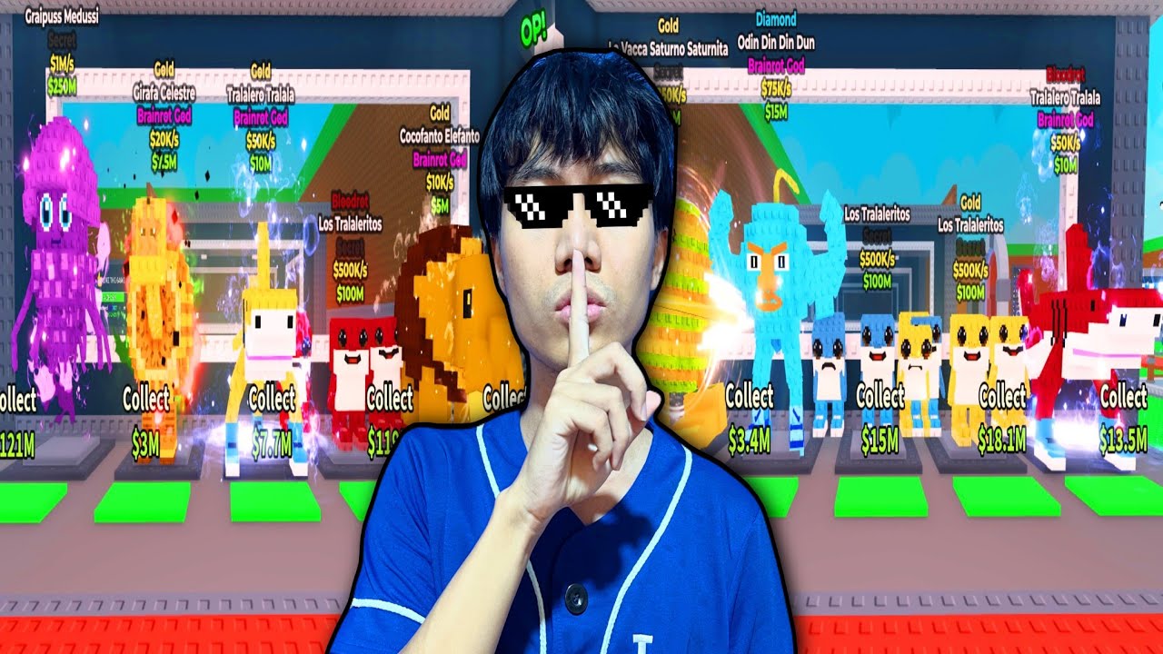 ကျနော် အမိုက်စား Secret Brainrotတွေကိုရသွားပီဗျို့/ Steal A Brainrot Roblox