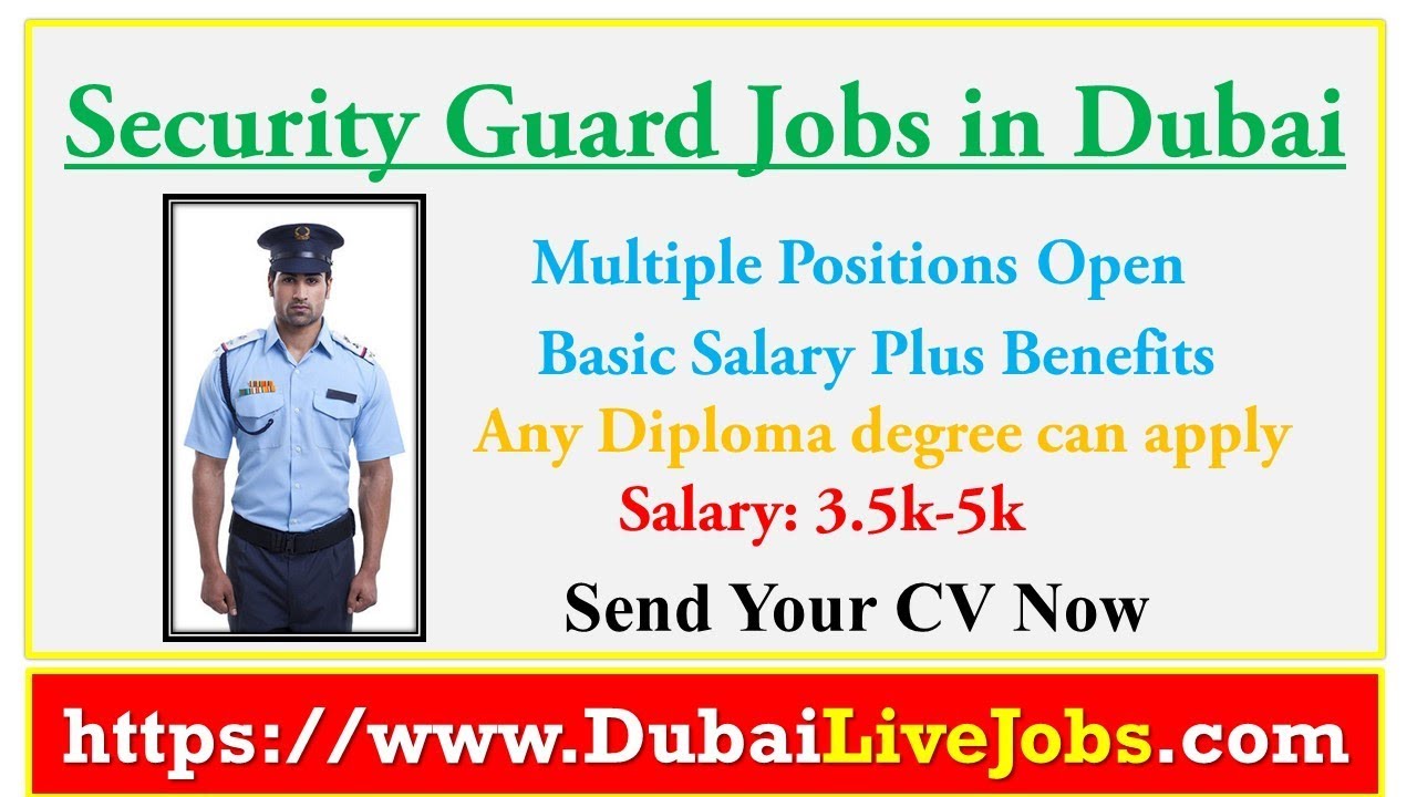 Security Guard Jobs in Dubai 2019 | Apply Online