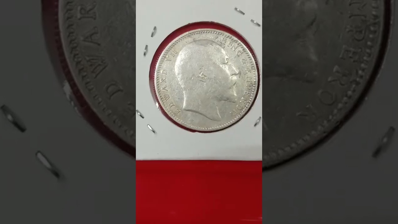 British India coin Edward VII 1907 #shorts #currencyguruji