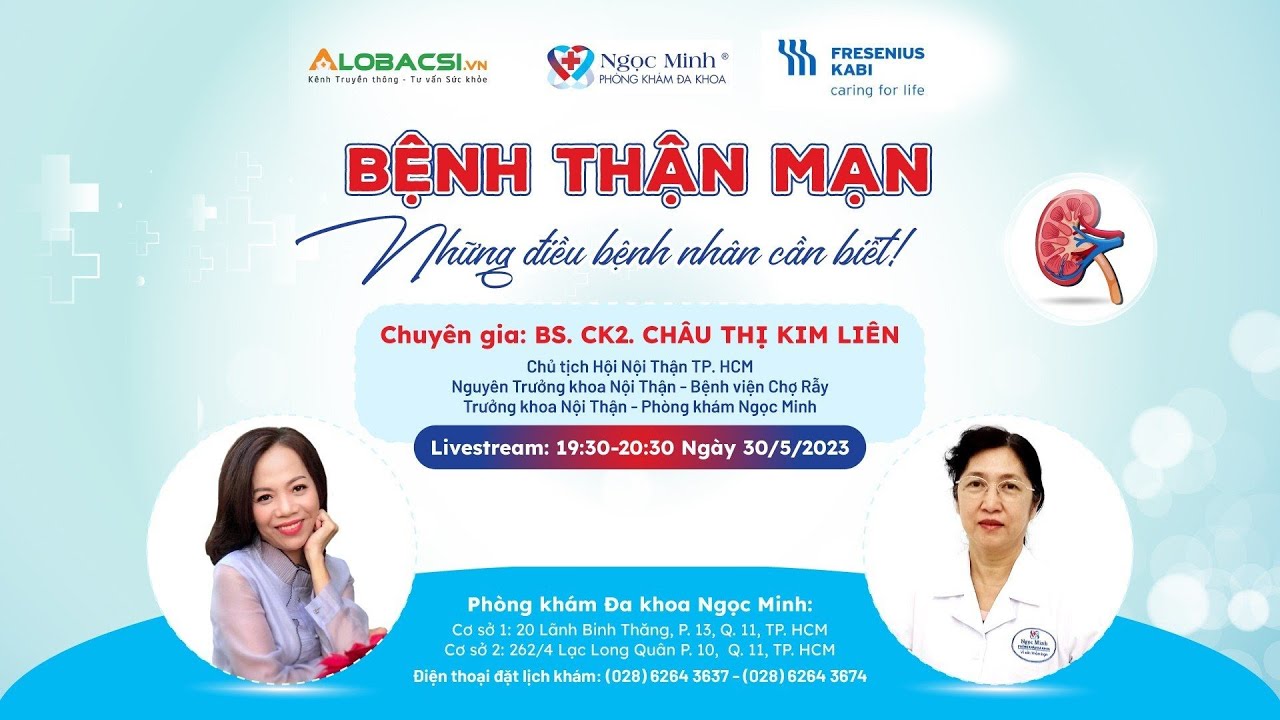 Bệnh thận mạn, những điều bệnh nhân cần biết!