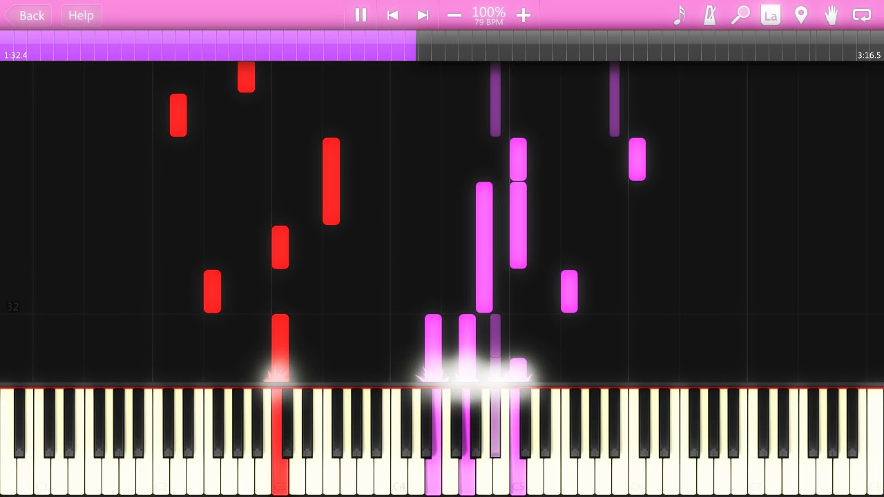 Luis Miguel - El Reloj [Synthesia Piano Tutorial]