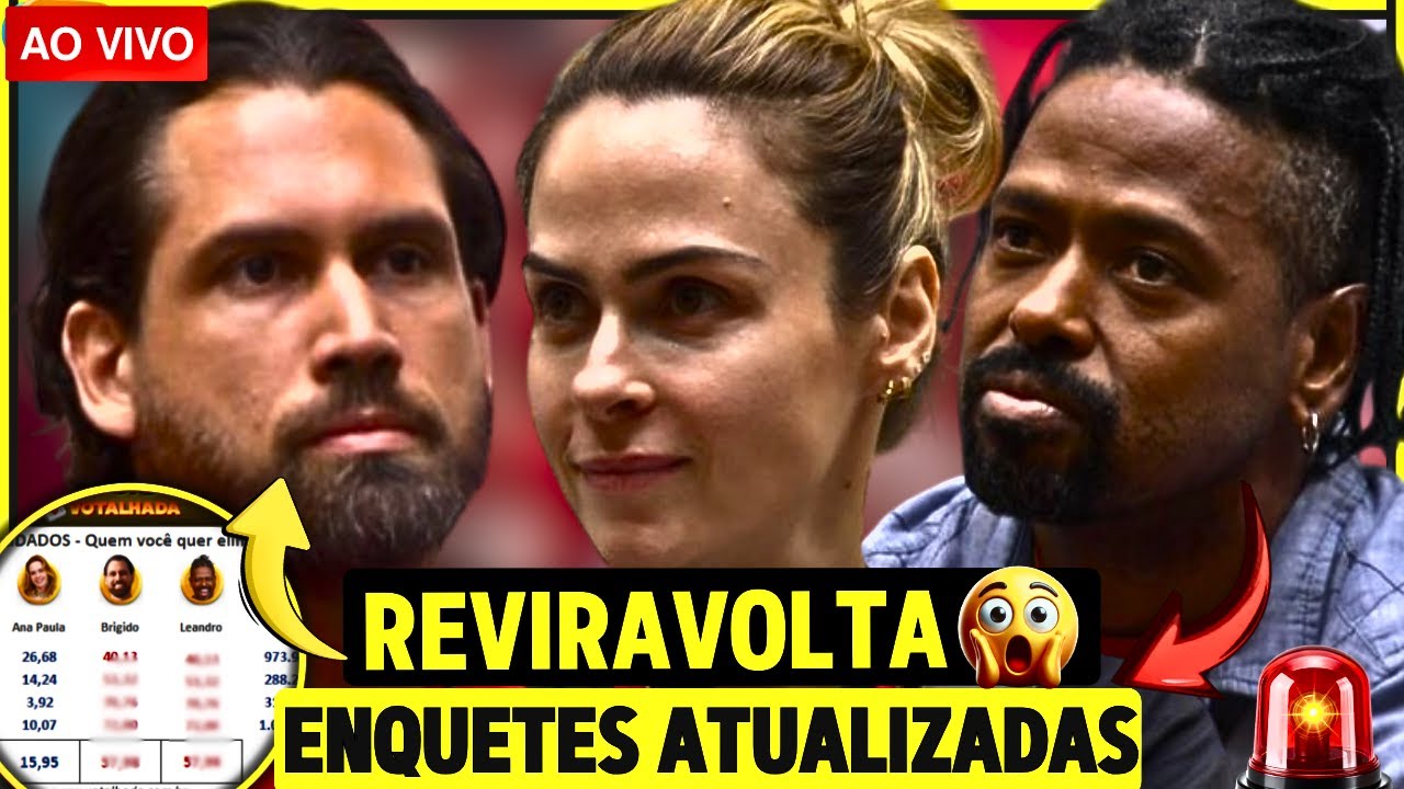 🚨 BBB26; VIROU? PAREDÃO DO CAOS ENTRE ANA PAULA, BRIGIDO E LEANDRO PEGA FOGO NAS ENQUETES E MUTIRÕES