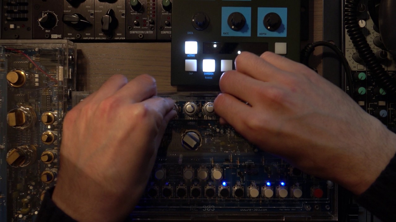21st century Roland TB-303 - the RE-303 from Din Sync!