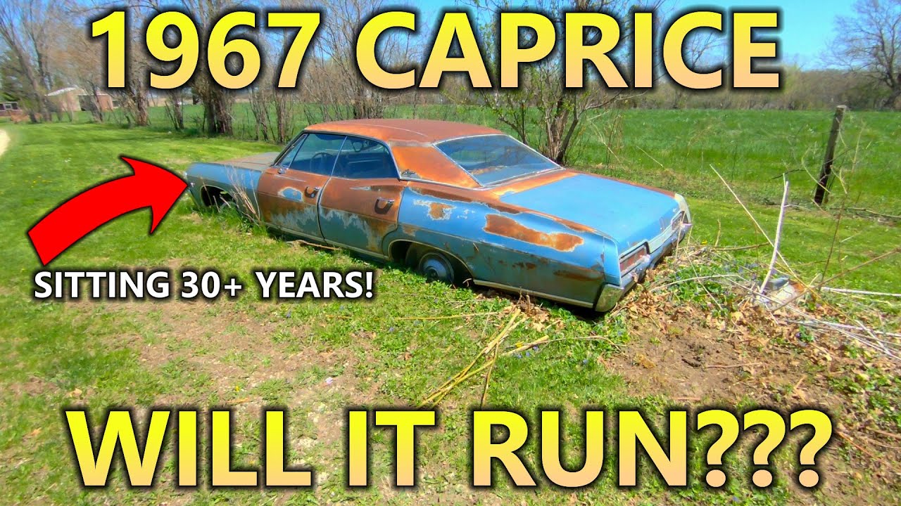 Will it Run?? | 1967 Chevrolet Caprice SUNK IN THE DIRT, Sitting for 30+ Years! 