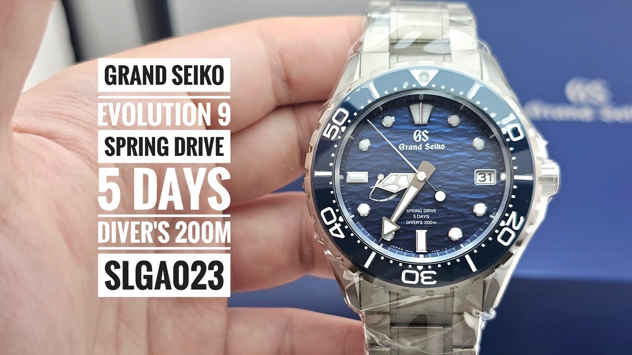 Grand Seiko Evolution 9 Collection Spring Drive 5 Days Diver's 200m Titanium SLGA023