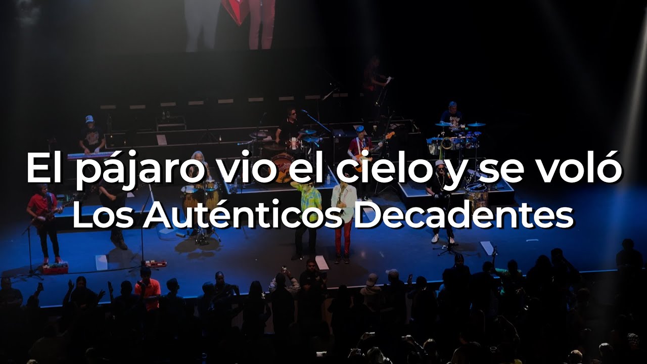 Los Auténticos Decadentes - El pájaro vio el cielo y se voló
