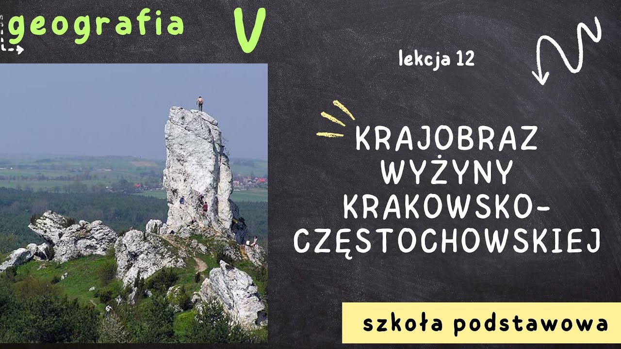 Geografia klasa 5 [Lekcja 12 - Krajobraz Wyżyny Krakowsko-Częstochowskiej]