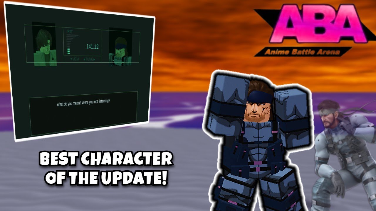 I Brought Solid Snake to ABA Ranked... | Roblox