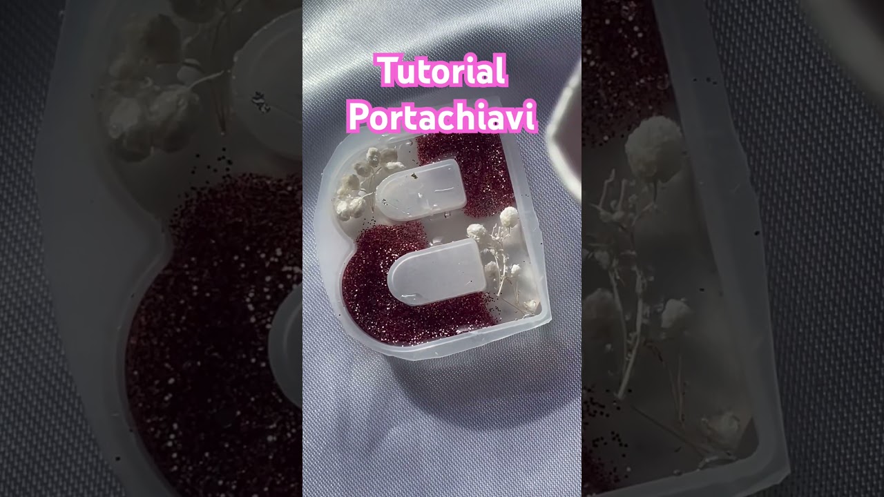 Tutorial portachiavi in resina epossidica #resina