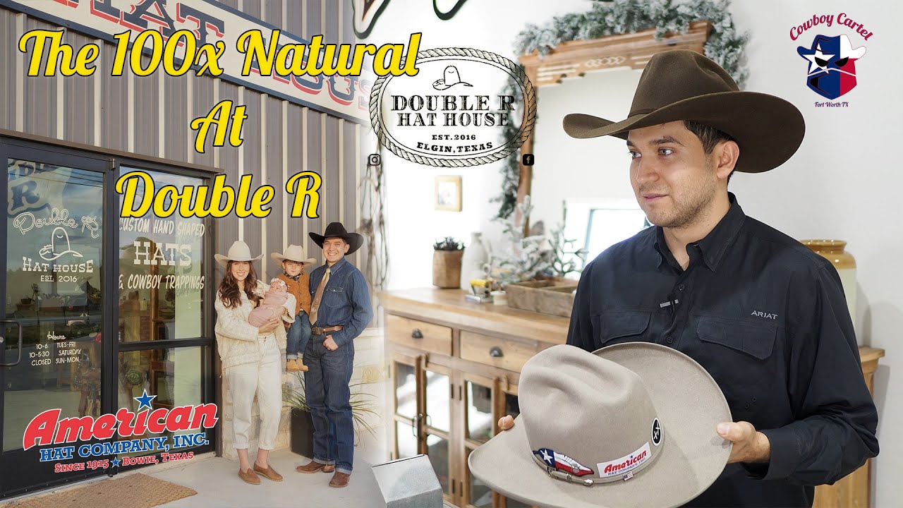 Shaping the 100X Natural American Hat Co Cowboy Hat with Emilio at Double R Hat House