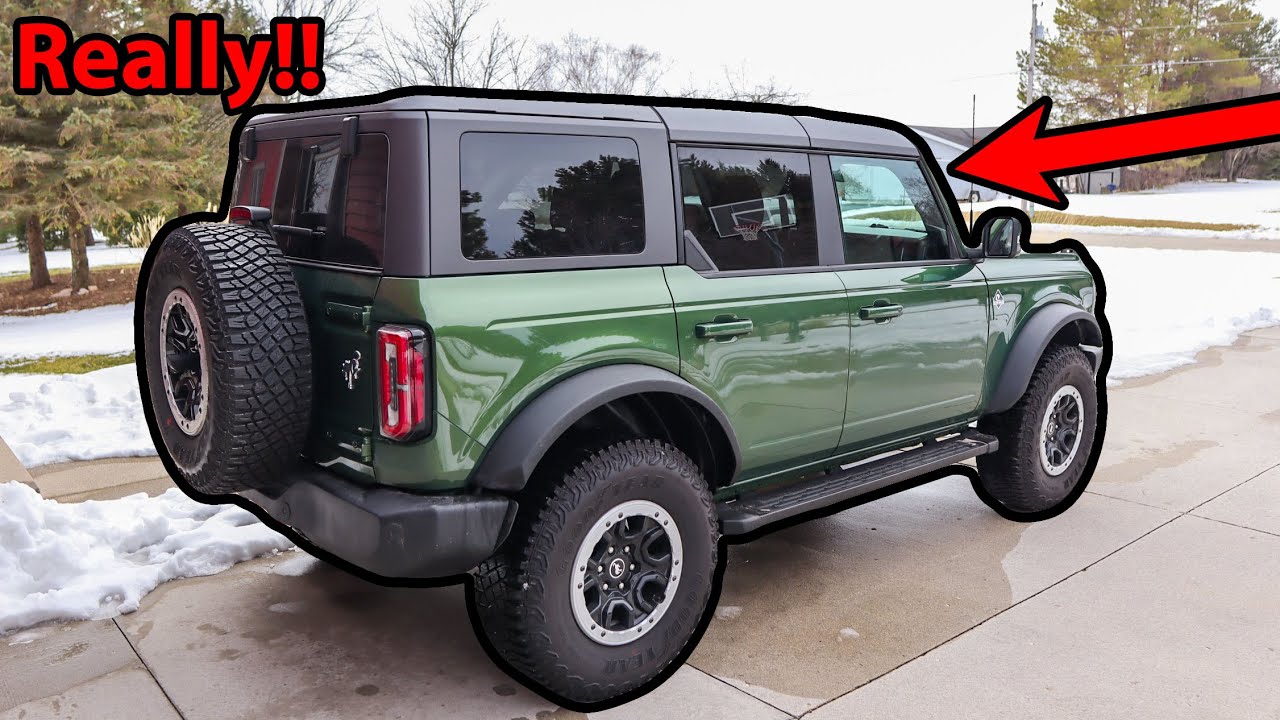 First Issue With The Bronco | How To Fix Windows!