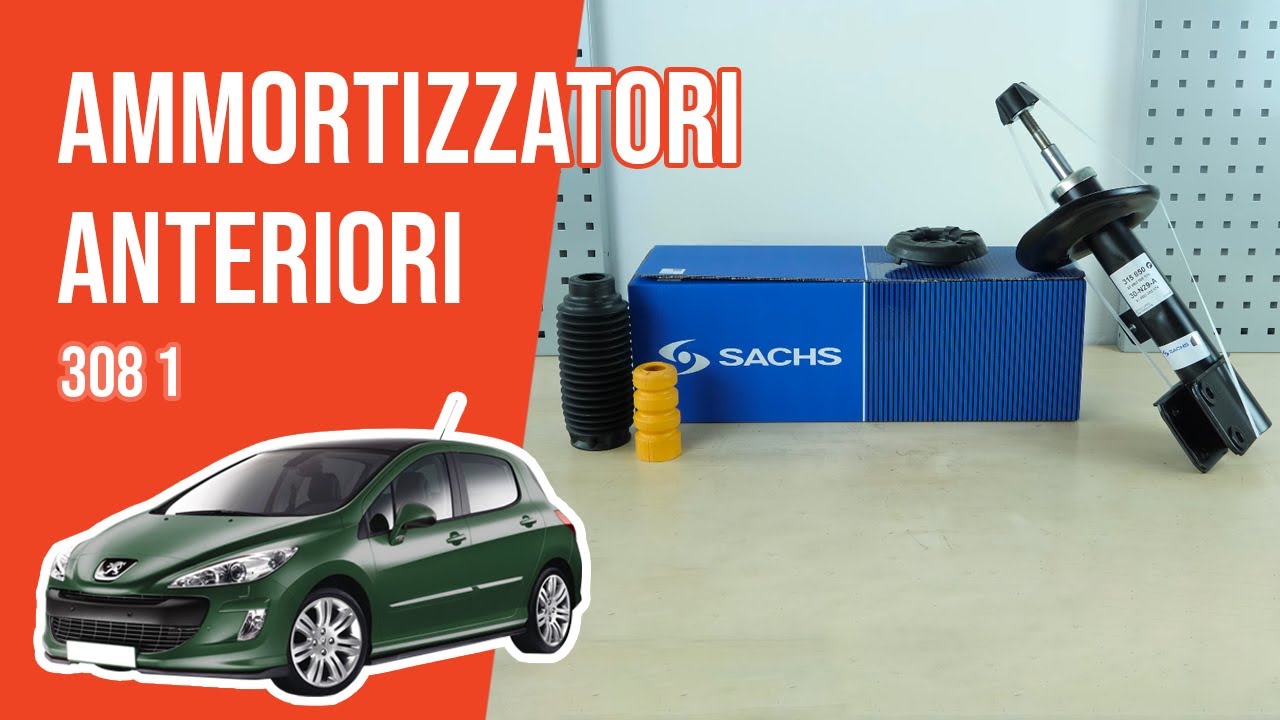 Sostituzione ammortizzatori anteriori Peugeot 308 1 ➿