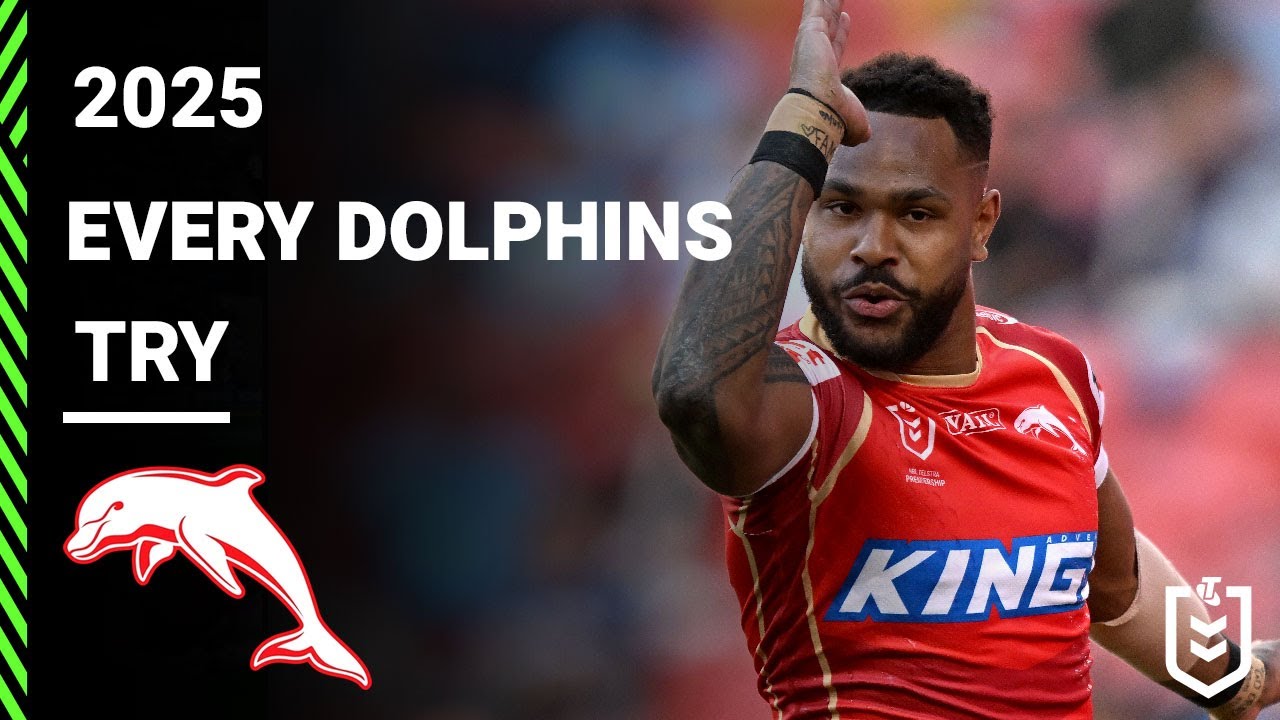 NRL Highlights | Every Dolphins Try from 2025 | NRL