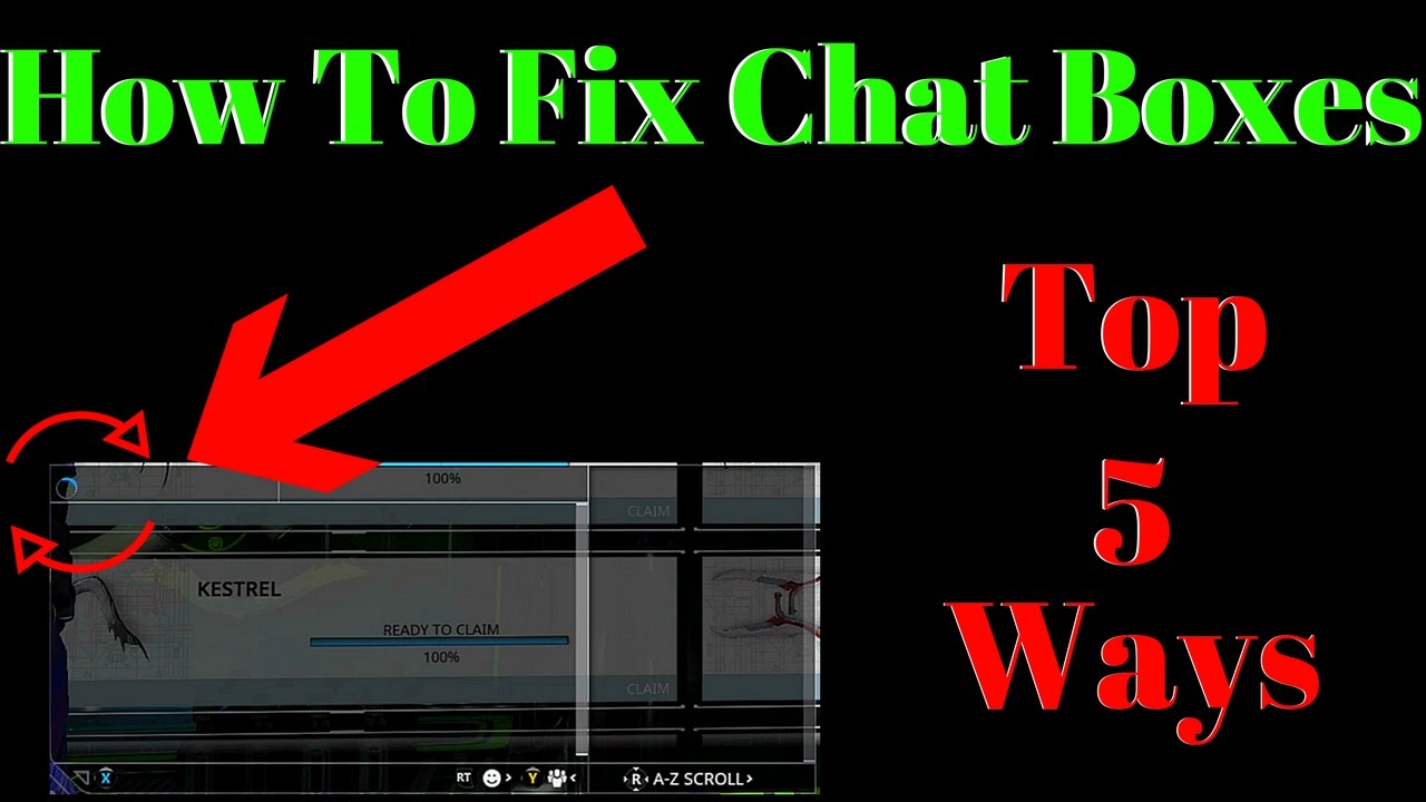 Warframe | Top 5 Ways to Fixing Broken Chat