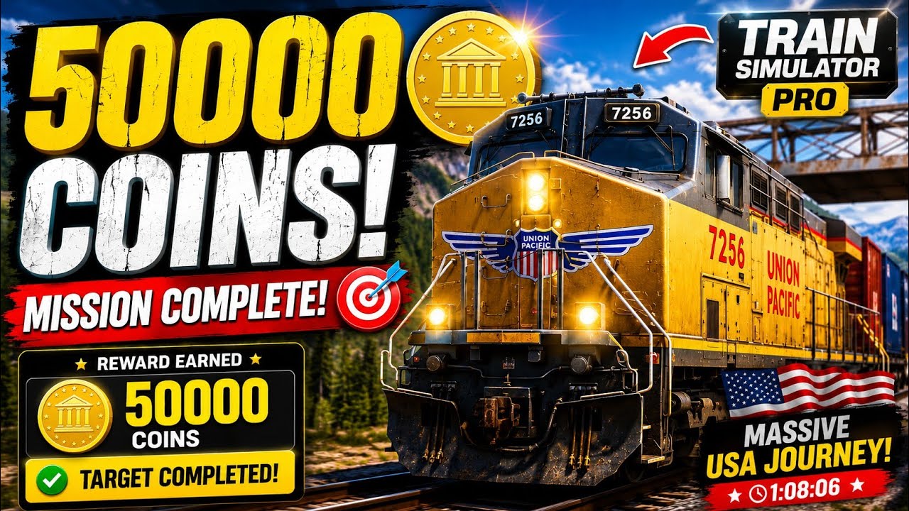 Train Simulator Pro USA 🚆 Realistic Gameplay | Massive USA Map! #trainsimulator #games #androidgames