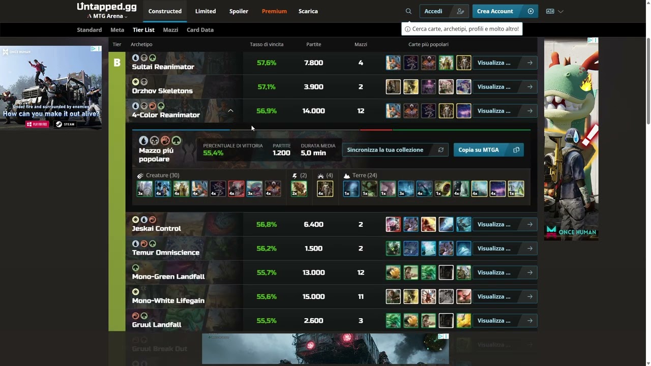 What is the meta in mtg arena quick explanation