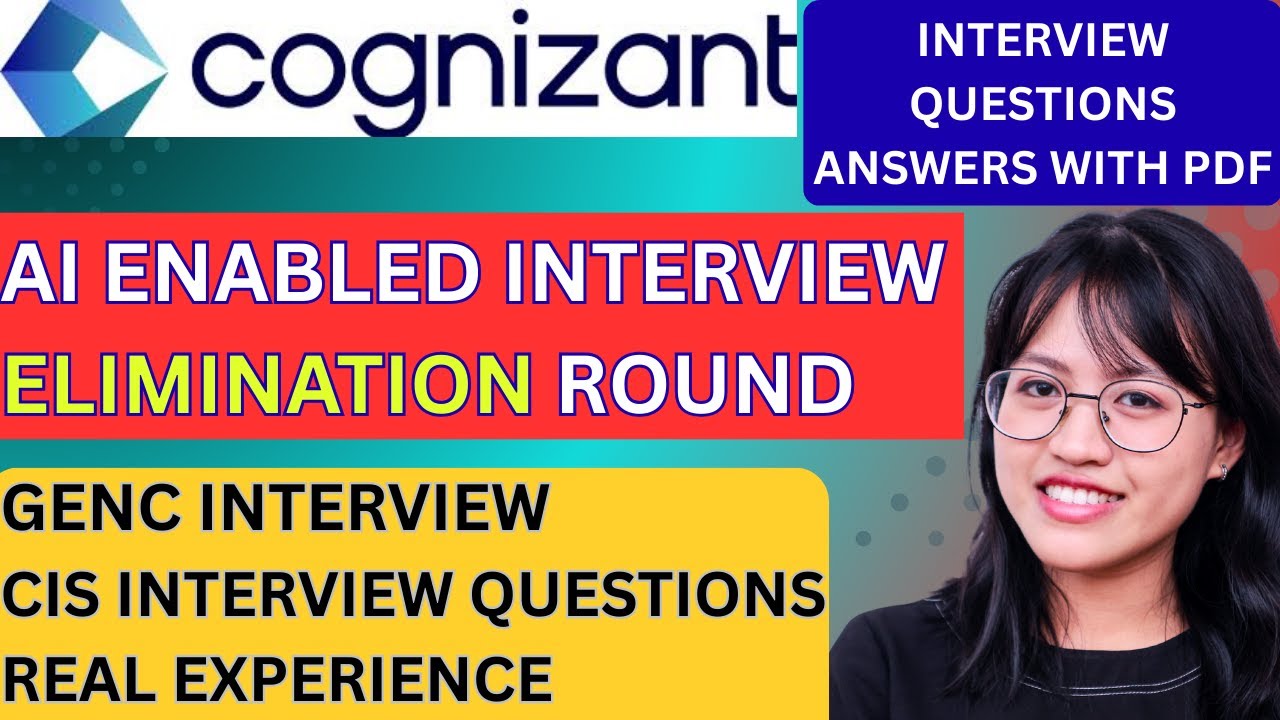 Cognizant AI Enabled Bot Interview | Elimination Round ? | Interview Questions | Preparation guide