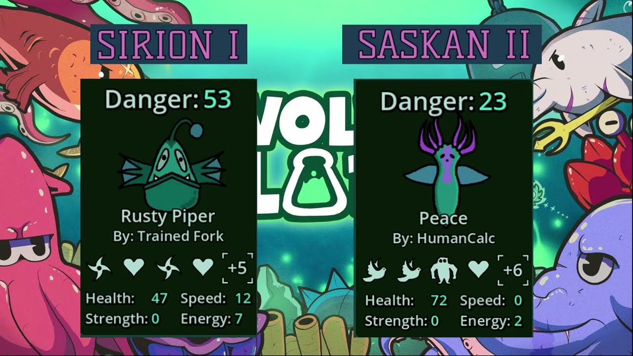 Can someone beat these Creatures? Evolve Lab top Creatures #7