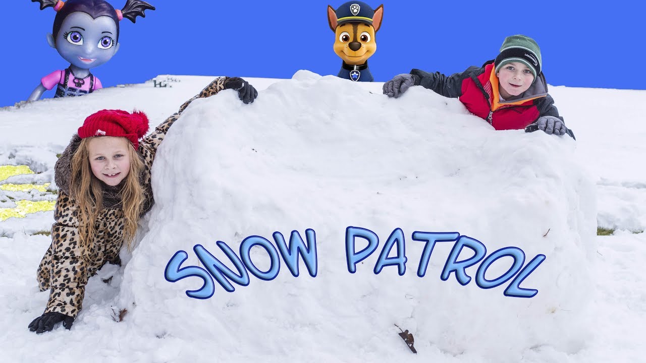 Assistant and BatBoy Snow Patrol Hunt For Paw Patrol Toys