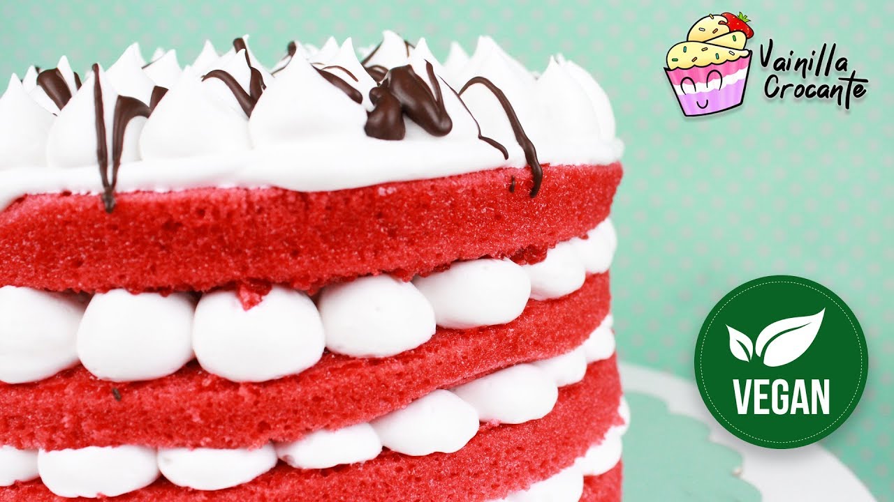 PASTEL RED VELVET VEGANO│ Vainilla Crocante
