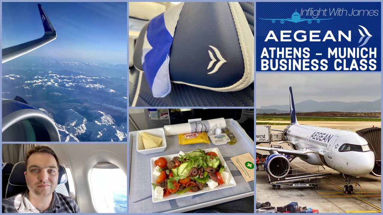 BRAND NEW Aegean A320neo | Business Class, Athens-Munich
