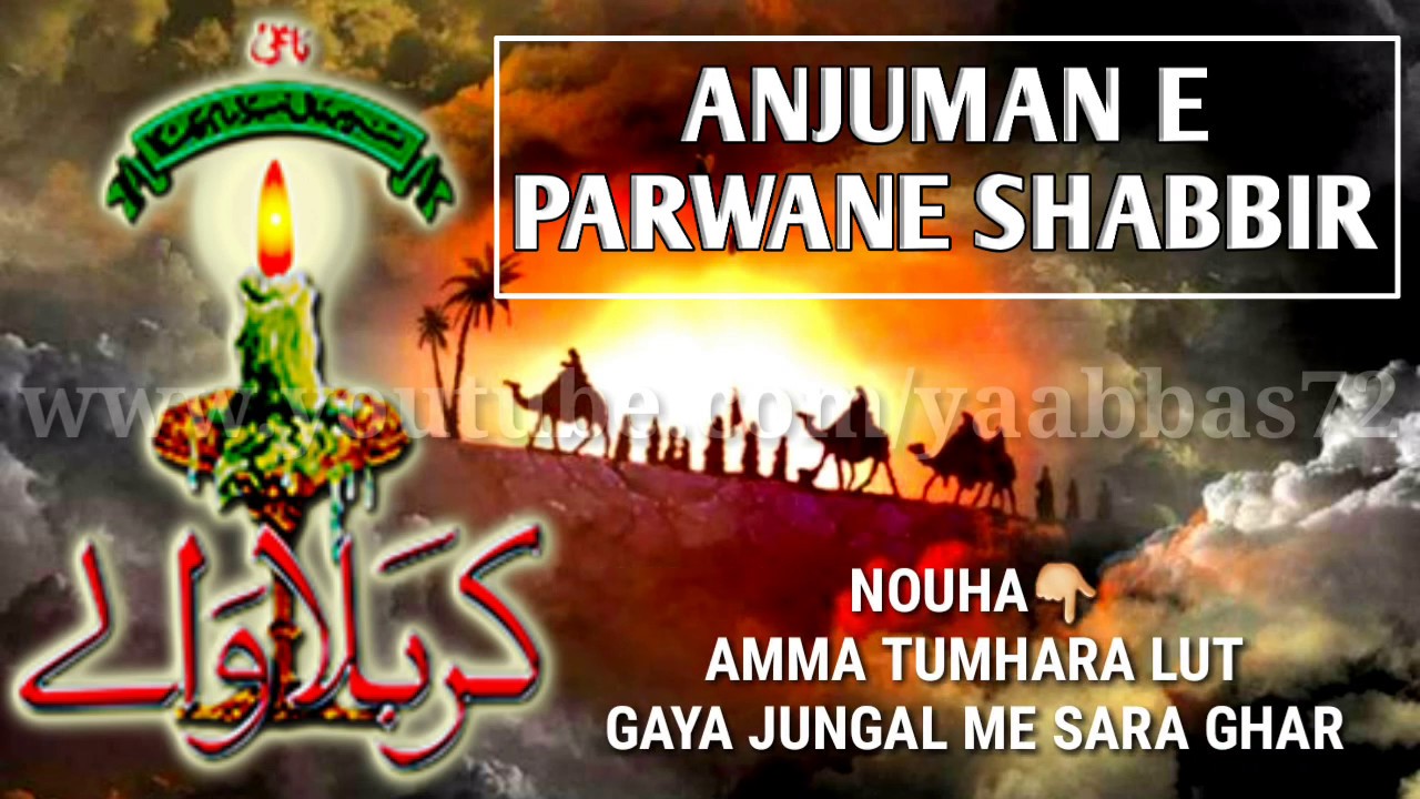 Amma Tumhara Lutgaya Jungal Me Sara Ghar Noha | Anjumane Parwane Shabbir Noha