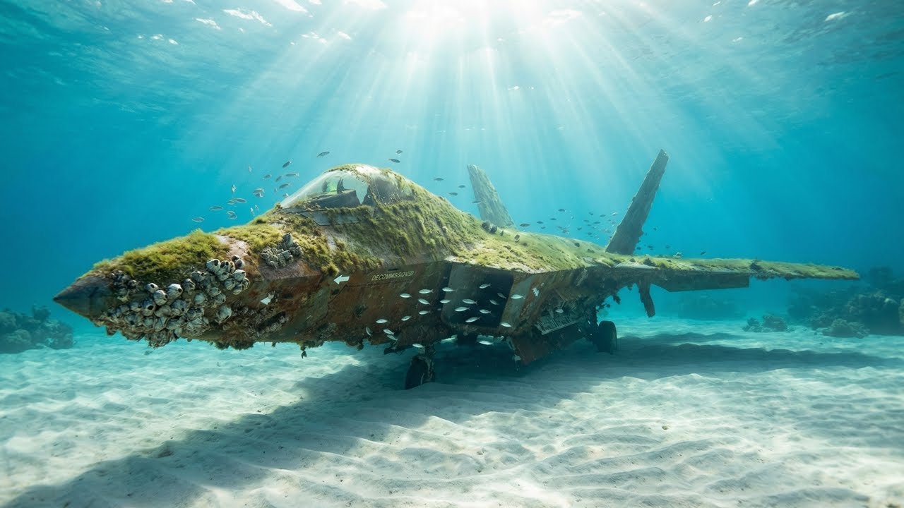 Salvaging & Restoring an Elite F-22 Raptor After 15 Years Beneath the Deep Ocean F-22 Raptor Salvage