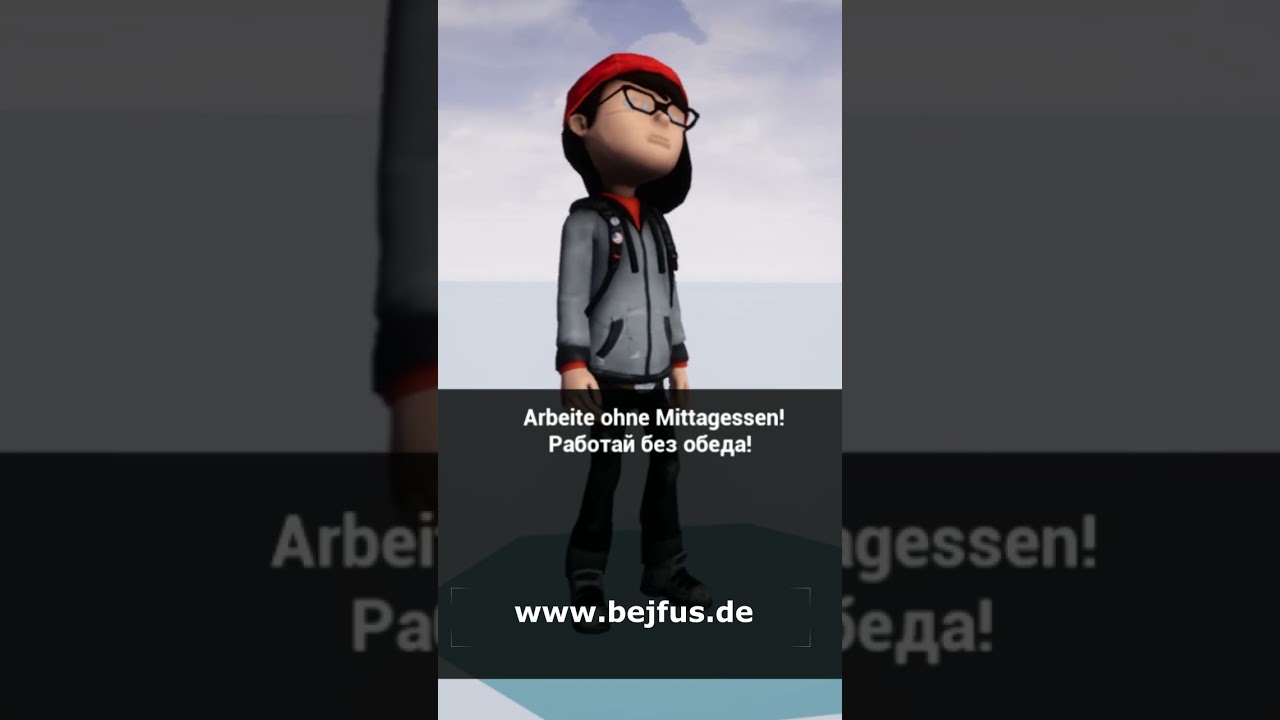 arbeite ohne Mittagessen
