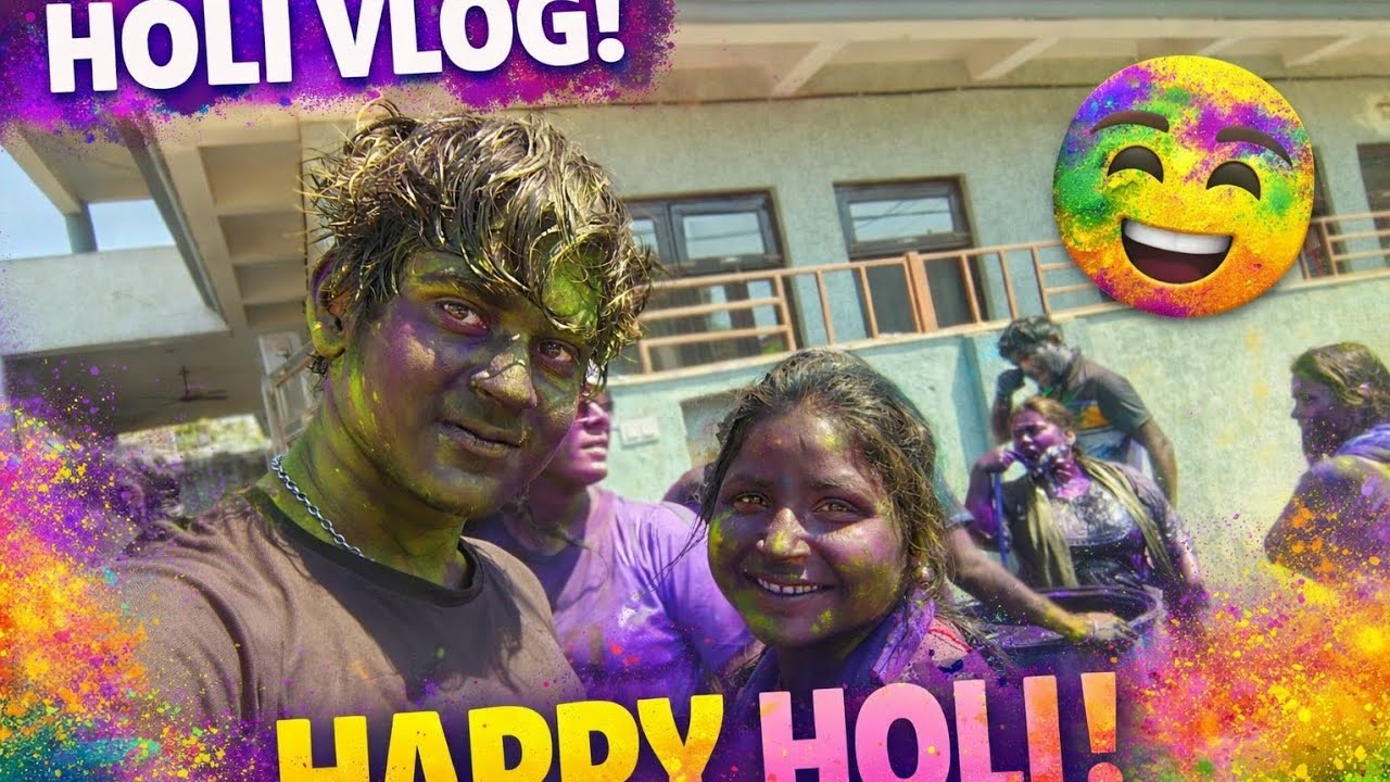Aaj bhaut masti kari holi vlogs #youtubevideo #entertainment 