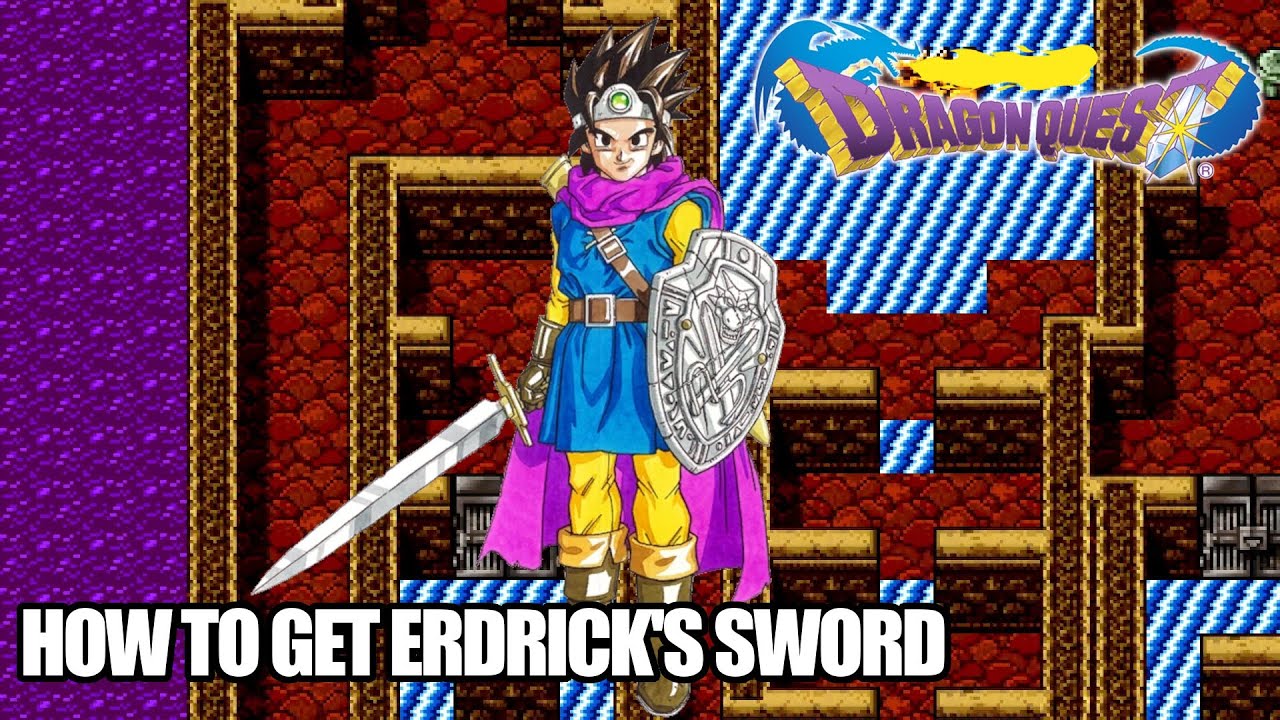 Dragon Quest I - How to Get Erdrick's Sword [Nintendo Switch]