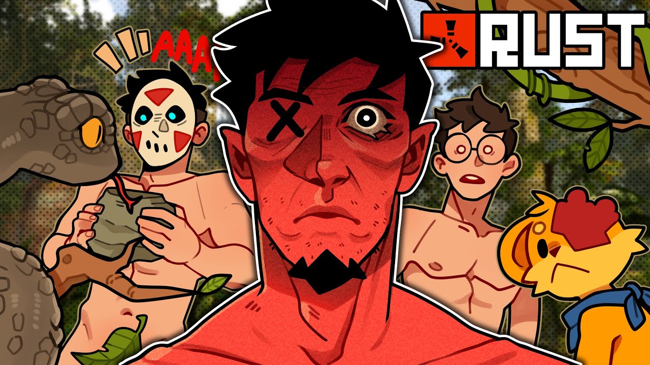 WE JOINED THE BURNT PEANUT'S RUST SERVER... | Rust (w/ H2O Delirious, Kyle, Squirrel)