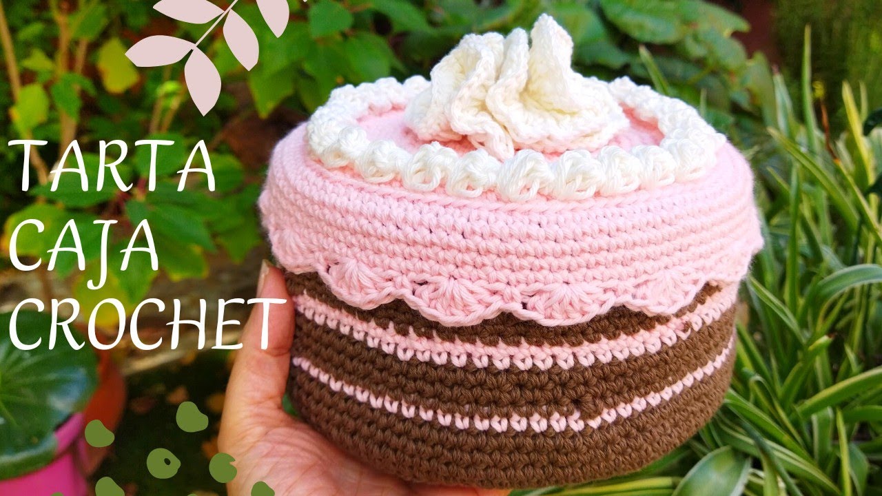 TARTA CROCHET 💚🎂. cumpleaños del canal🎁 🥰🎉