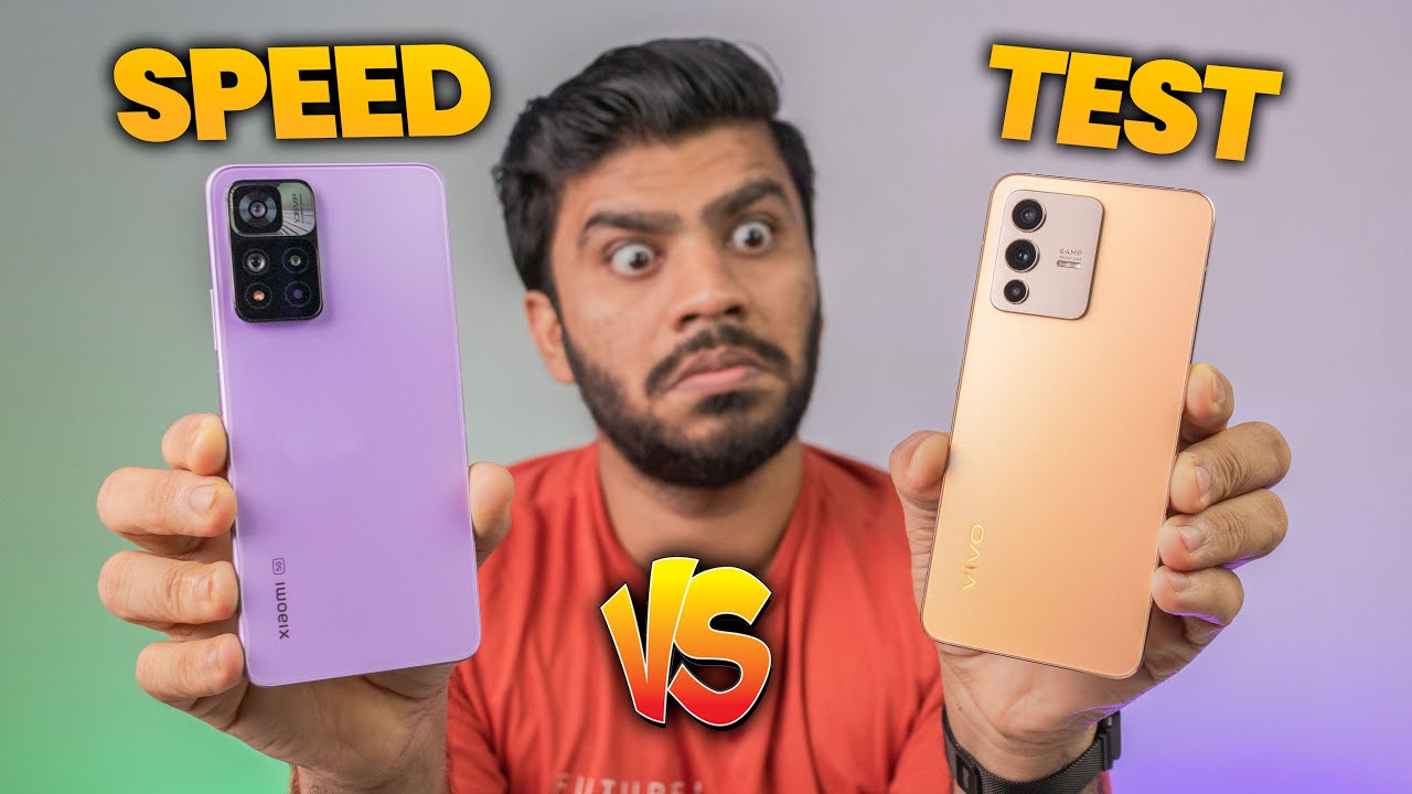 VIVO V23 vs Mi 11i HC {DM 920 vs DM 920} Speed Test Comparison🔥 - Same Heart but not Exactly