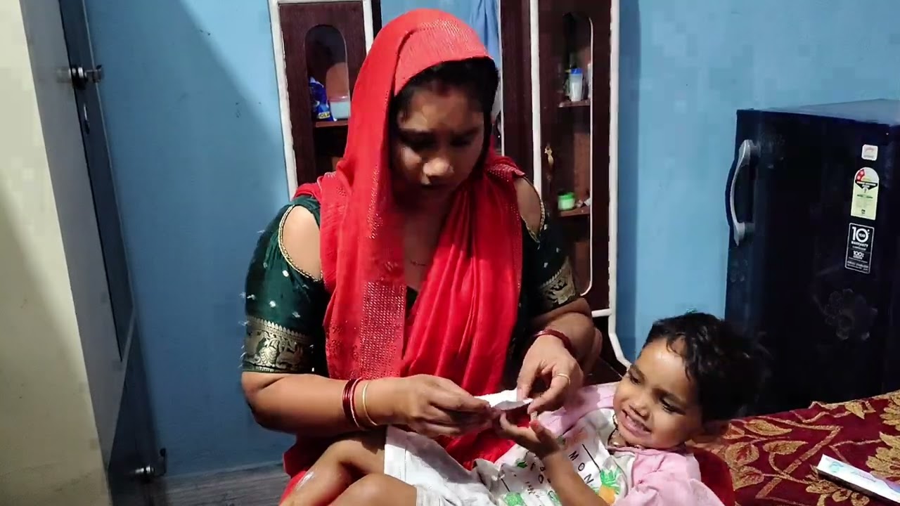 वैदेही के दांतों में लग गया किडा  Vaideh गई डॉक्टर के पास दवाई लेने vlog 88