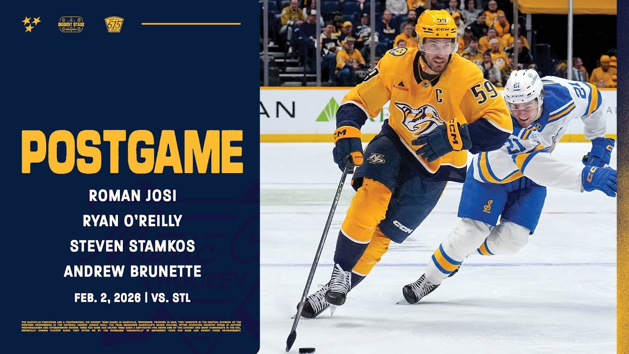 Josi, O’Reilly, Stamkos, Brunette - Postgame: Feb. 2, 2026