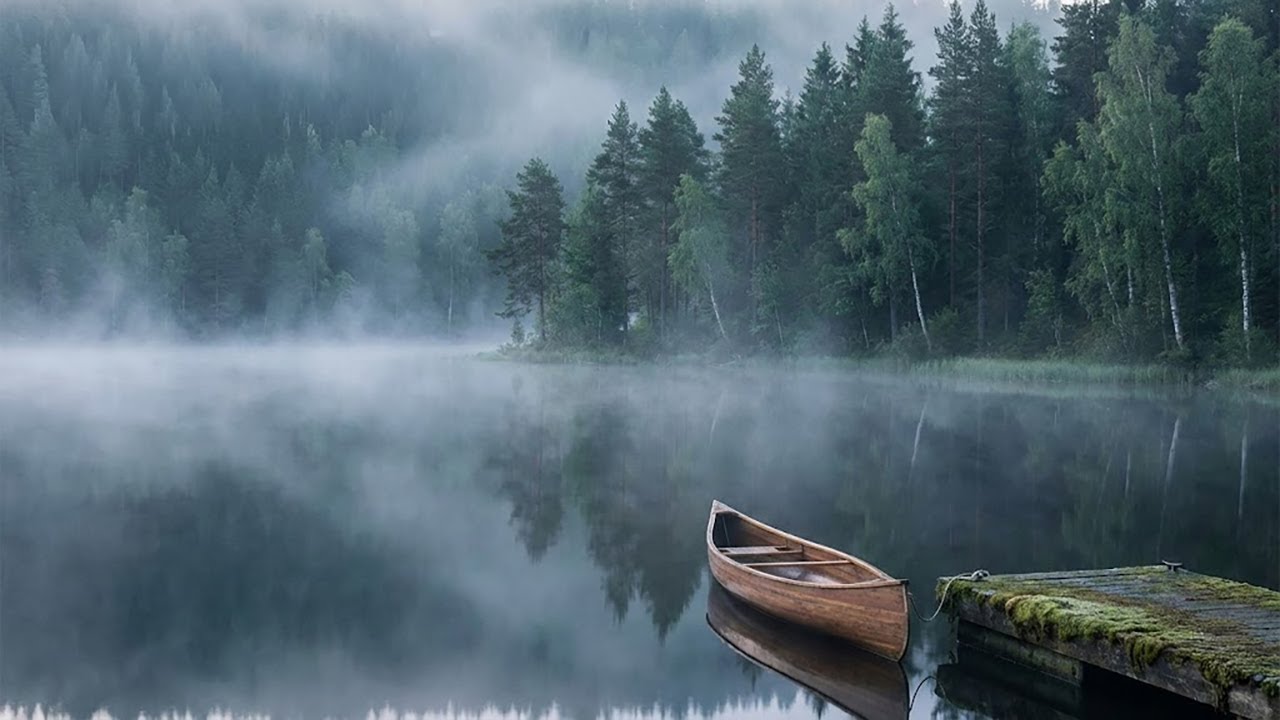 Serene Lake Ambience | Relaxing Music to Unwind Before Monday | Stress Relief