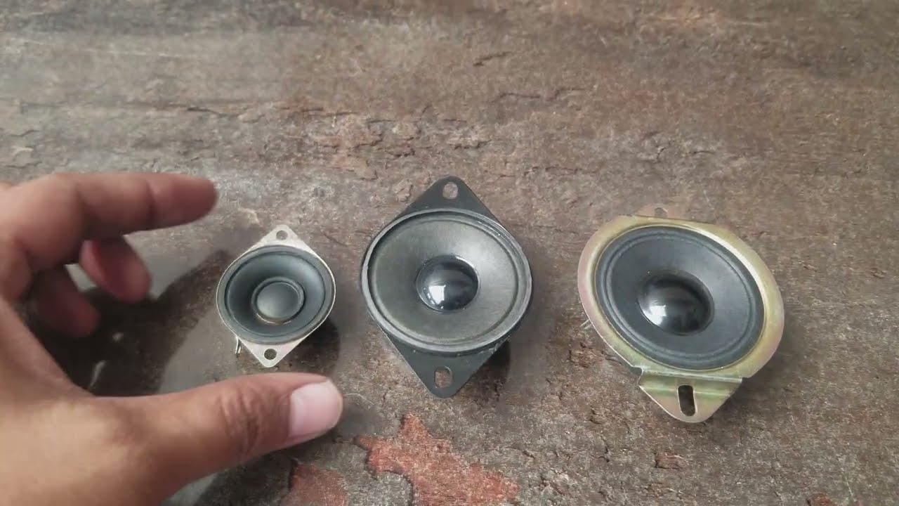 Audio Tweeters Paper Cone (1.25 & 2 inch), link in description