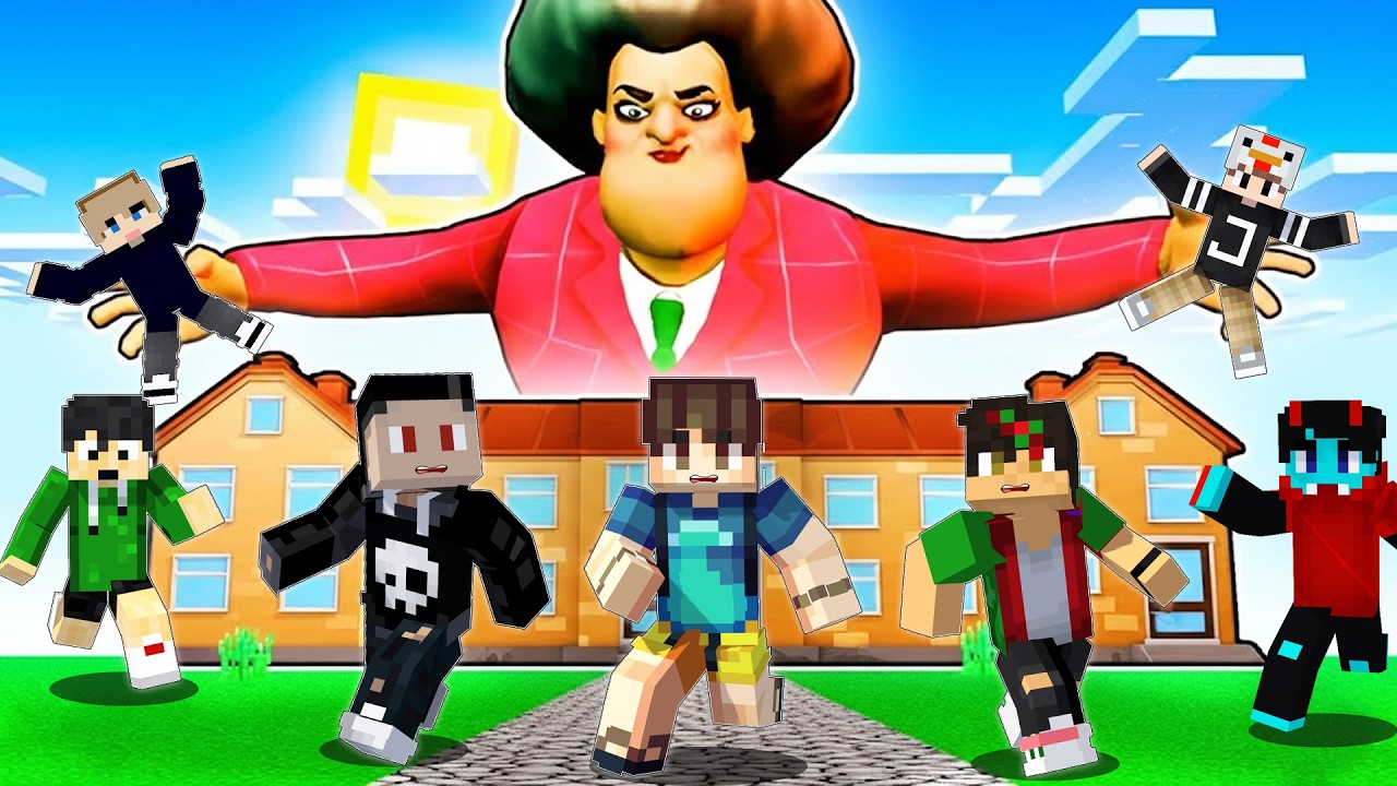 SCARY TEACHER HUNT EVERYONE in Minecraft (Tagalog)