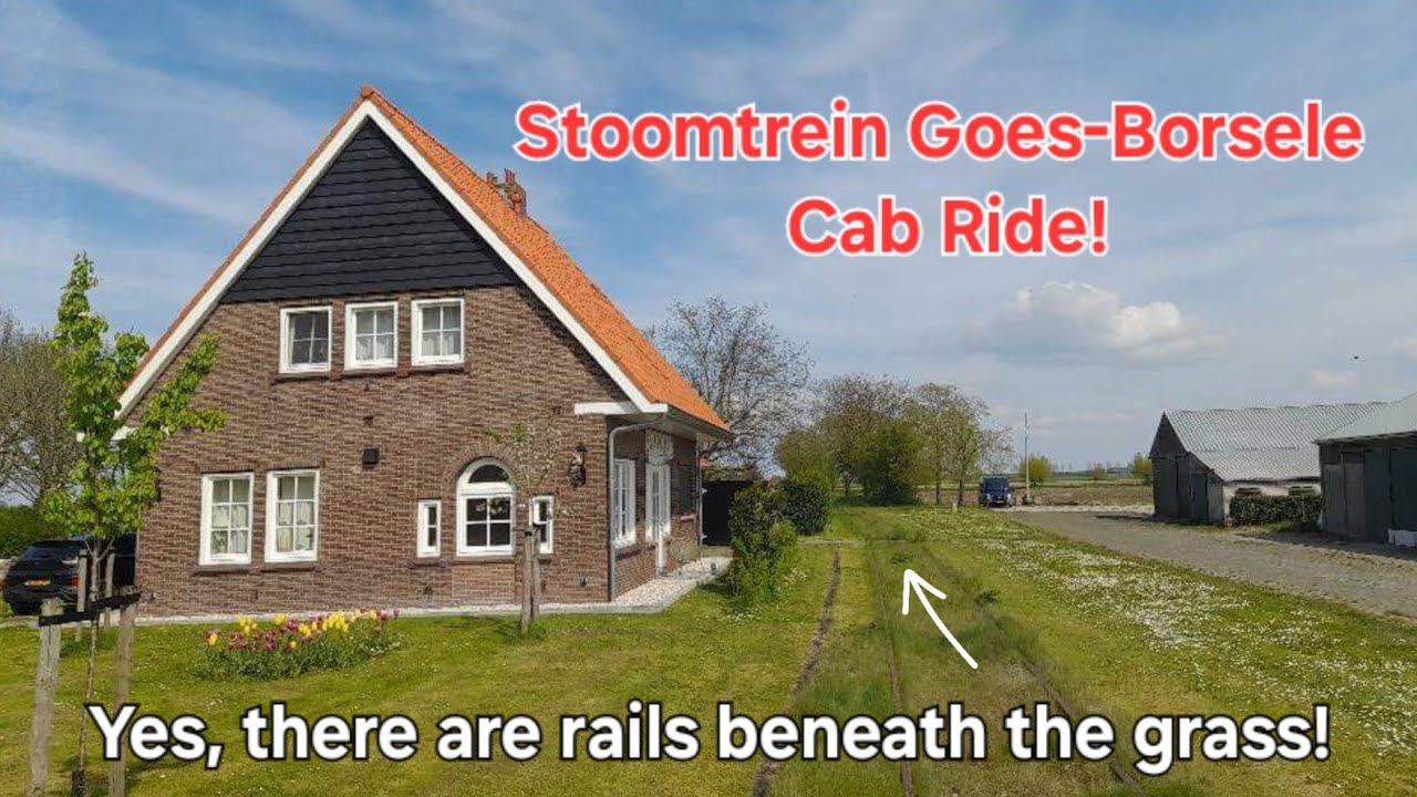 Stoomtrein Goes-Borsele Driver's Eye View.