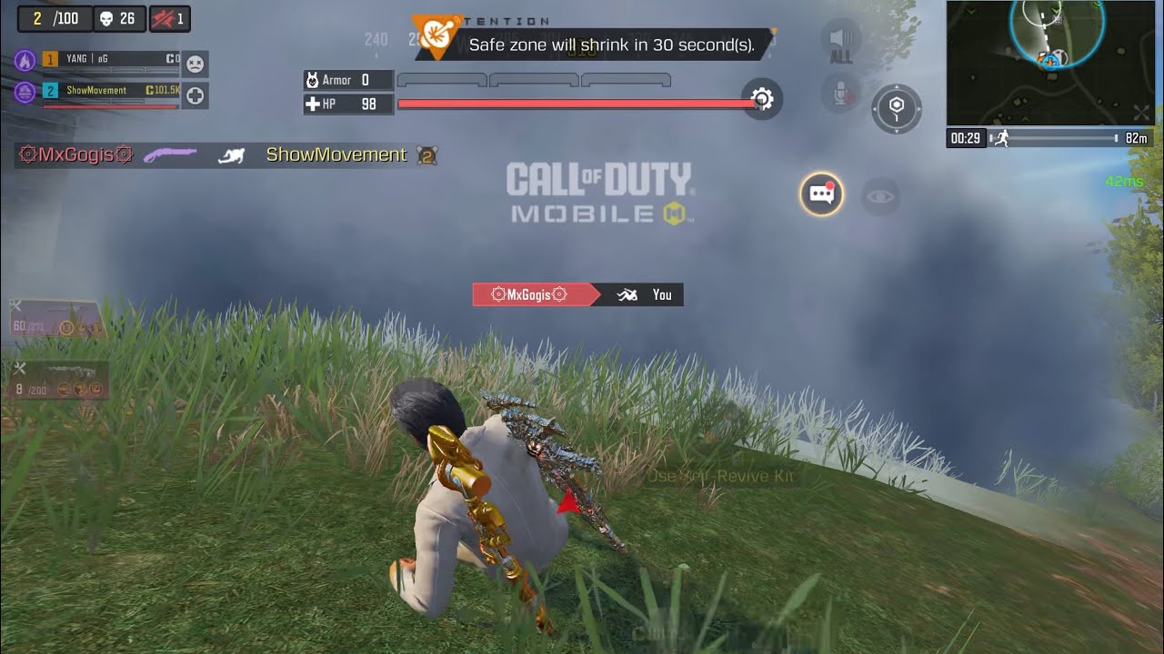 26 kills in sweat lobby is crazy #codm #codmobile #callofdutymobile #fyp #foryou 