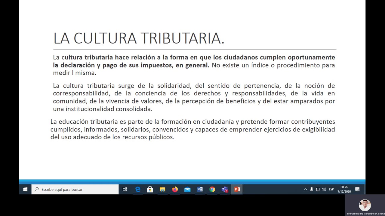 TRIBUTACI&Oacute;N  SERVICIO DE RENTAS INTERNAS SRI