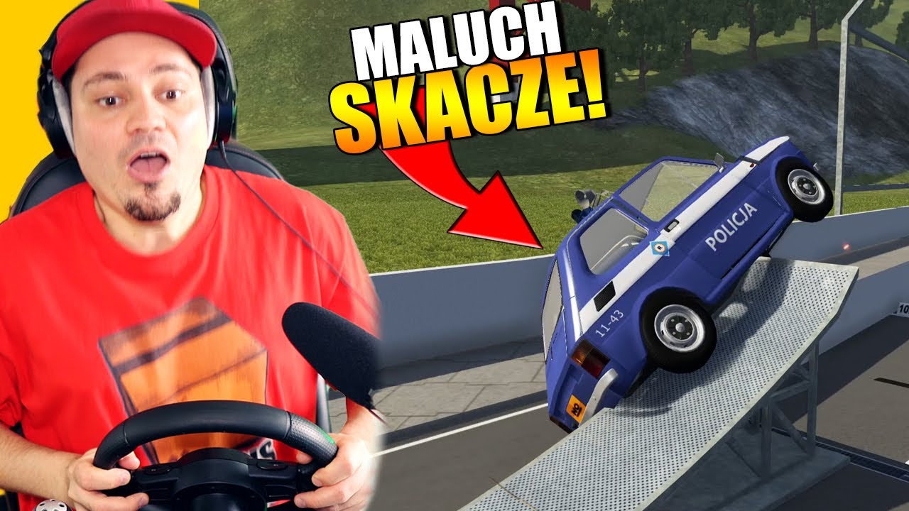 🚓 POLSKIE MALUCHY SKACZĄ W BEAM NG! 🚓