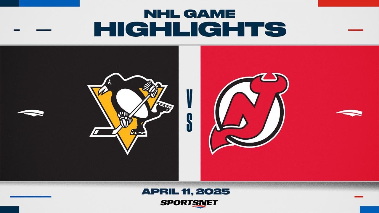 NHL Highlights | Penguins vs. Devils - April 11, 2025