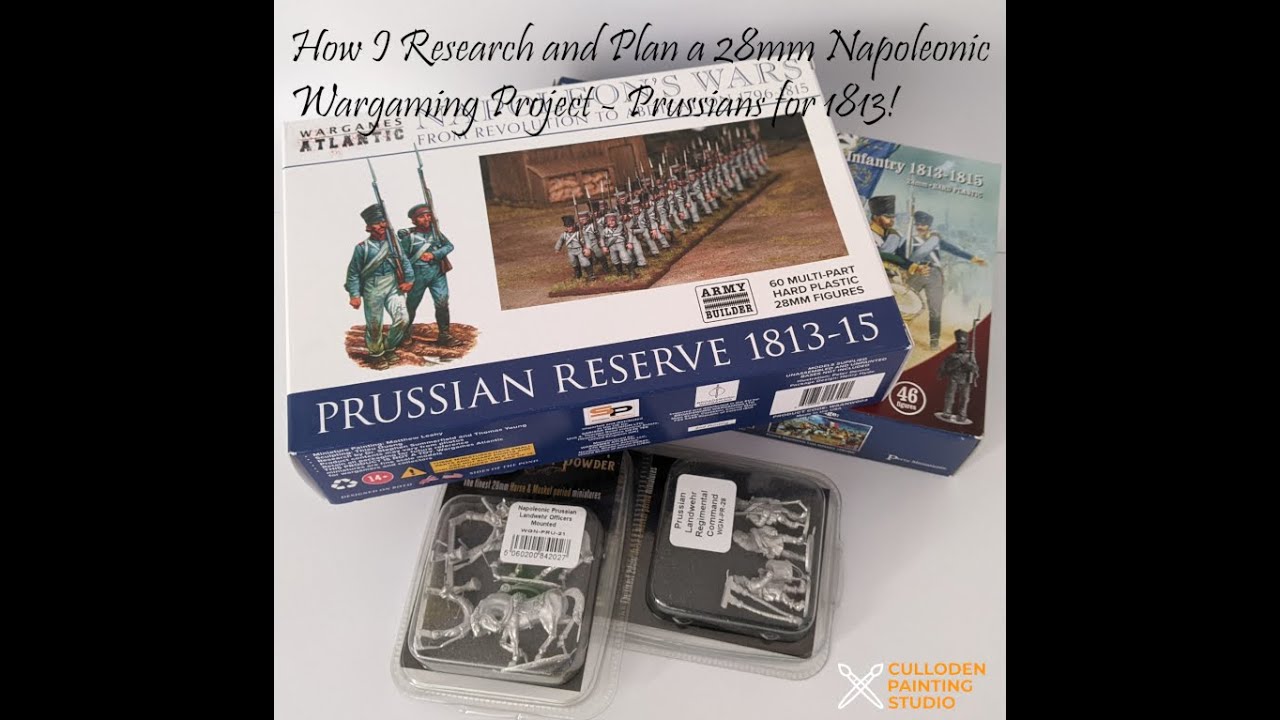 How I Research and Plan a 28mm Napoleonic Wargaming Project - Prussians for 1813!