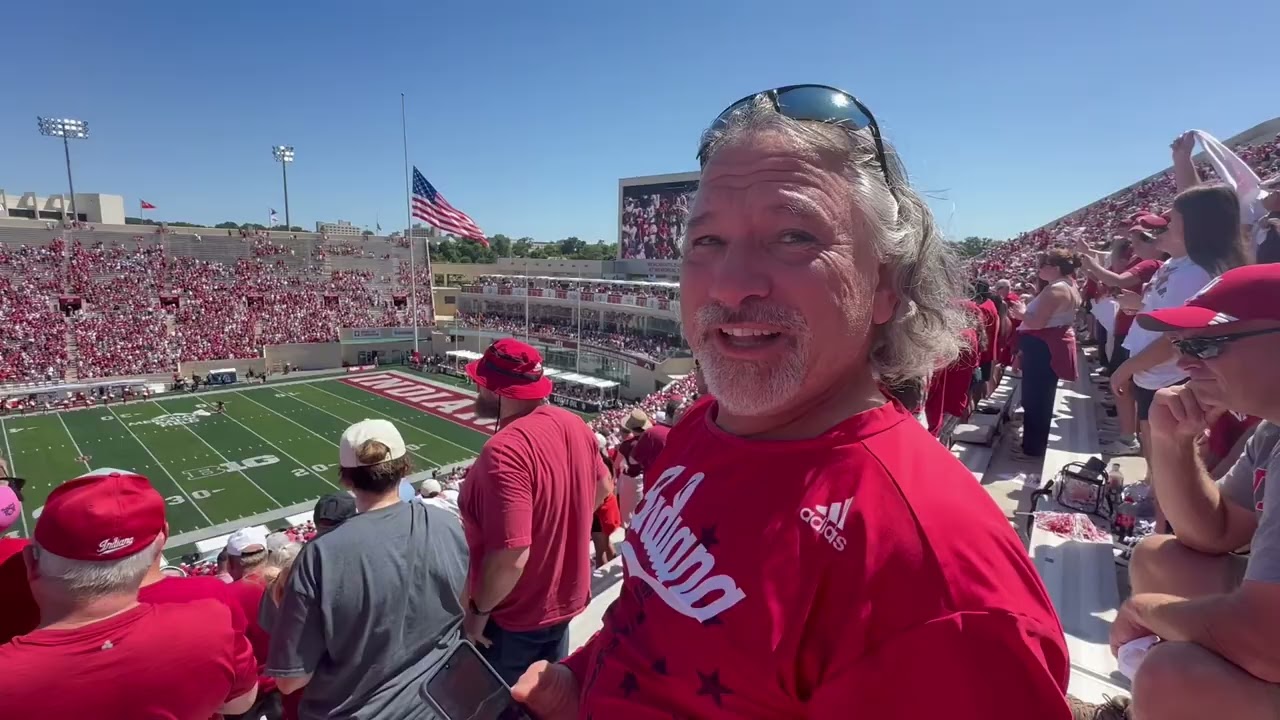 Hoosier the Bison makes his first appearance at IU August 30, 2025
